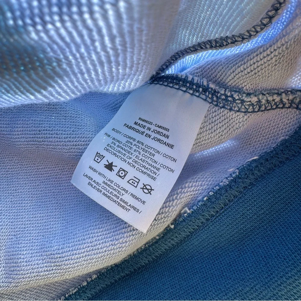 Nike Tie Dye Crewneck Sweatshirt Blue and‎ White Size Medium